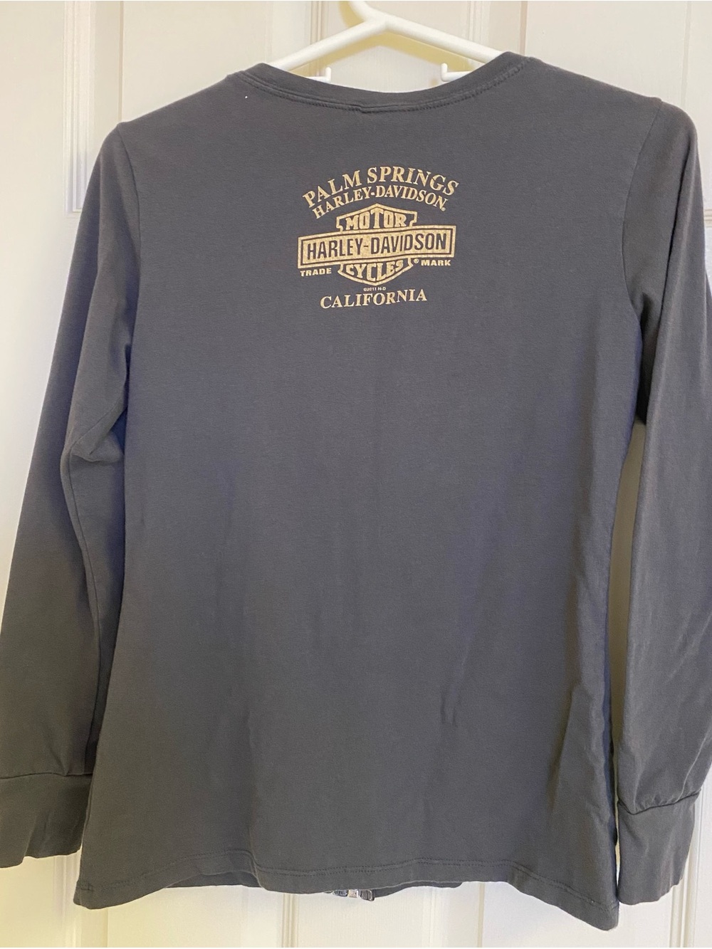 Harley-Davidson Women's Charcoal Zip Front Jacket with Script Logo - Picture 2 of 5